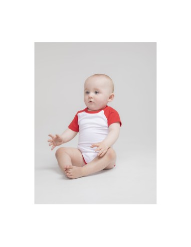L-LW502-Essential Short Sleeved Baseball Bodysuit